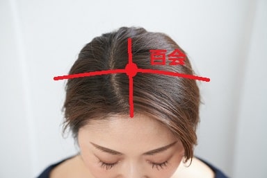 パニック障害　経絡・経穴(ツボ)　百会